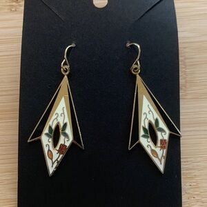 Vintage Cloisonné Earrings